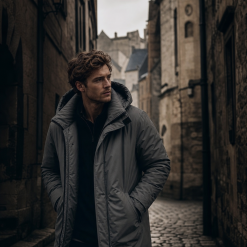 Rugged Camel Trench Coat