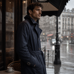 Urban Burgundy Peacoat