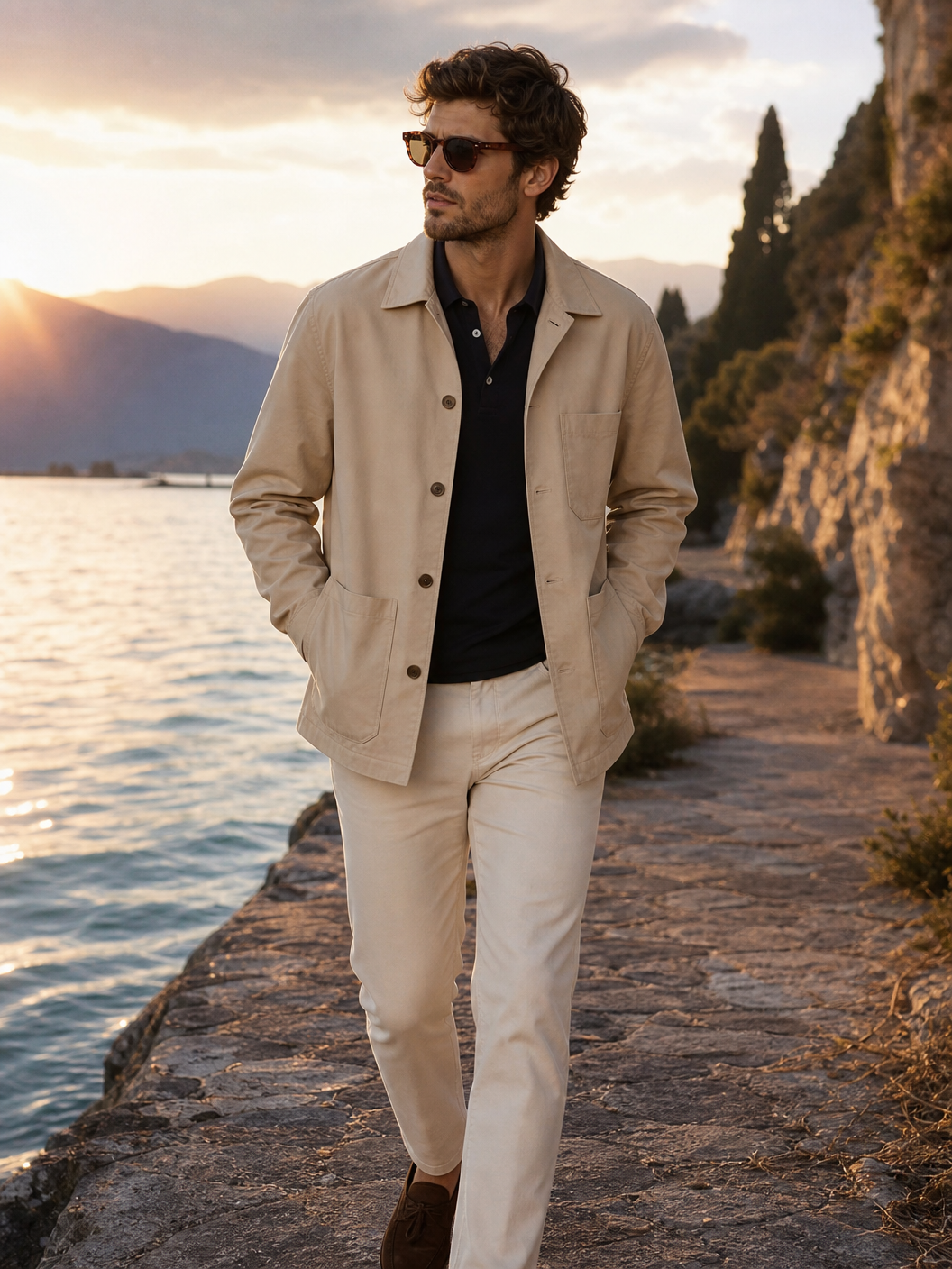 Heritage Camel Casual Jacket